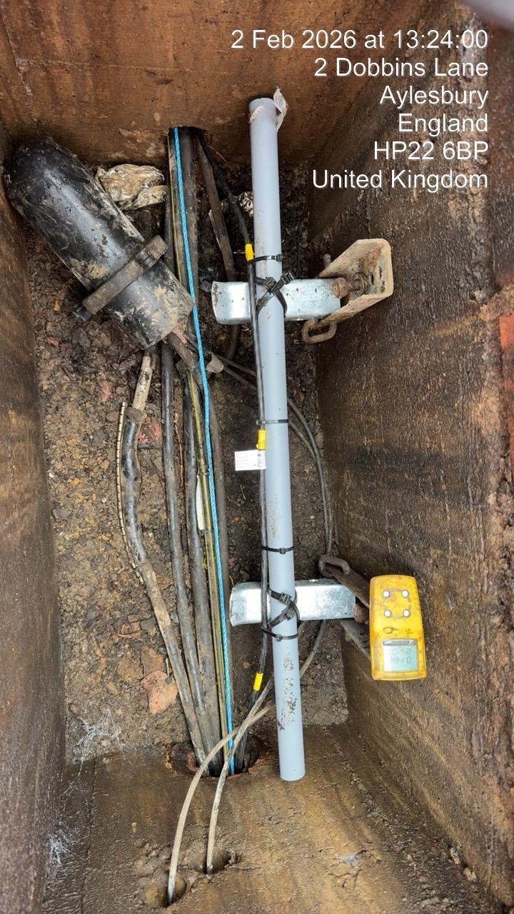 Fibre team carrying out installation works